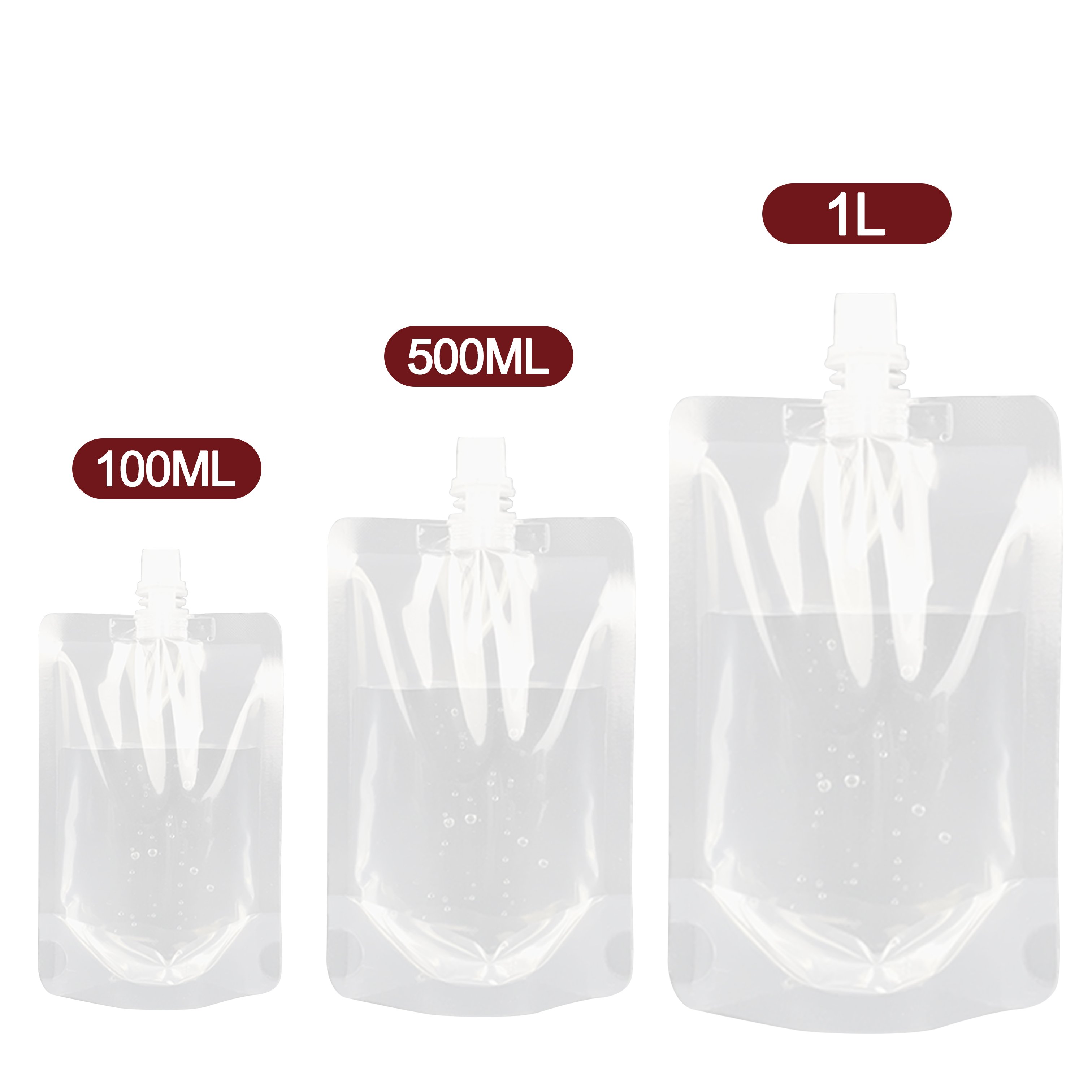 Custom Scrub Cosmetic Liquid Shower Gel Kids Laundry Body Soap Plastic Dish Washing Detergent Refill Packaging Spout Pouch Bags