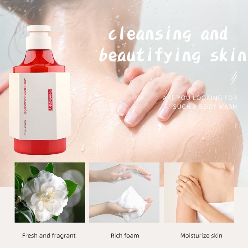 Hot Selling Moisturize Cleaning Rejuvenate Your Skin Amino Acid Whitening Shower Gel Set