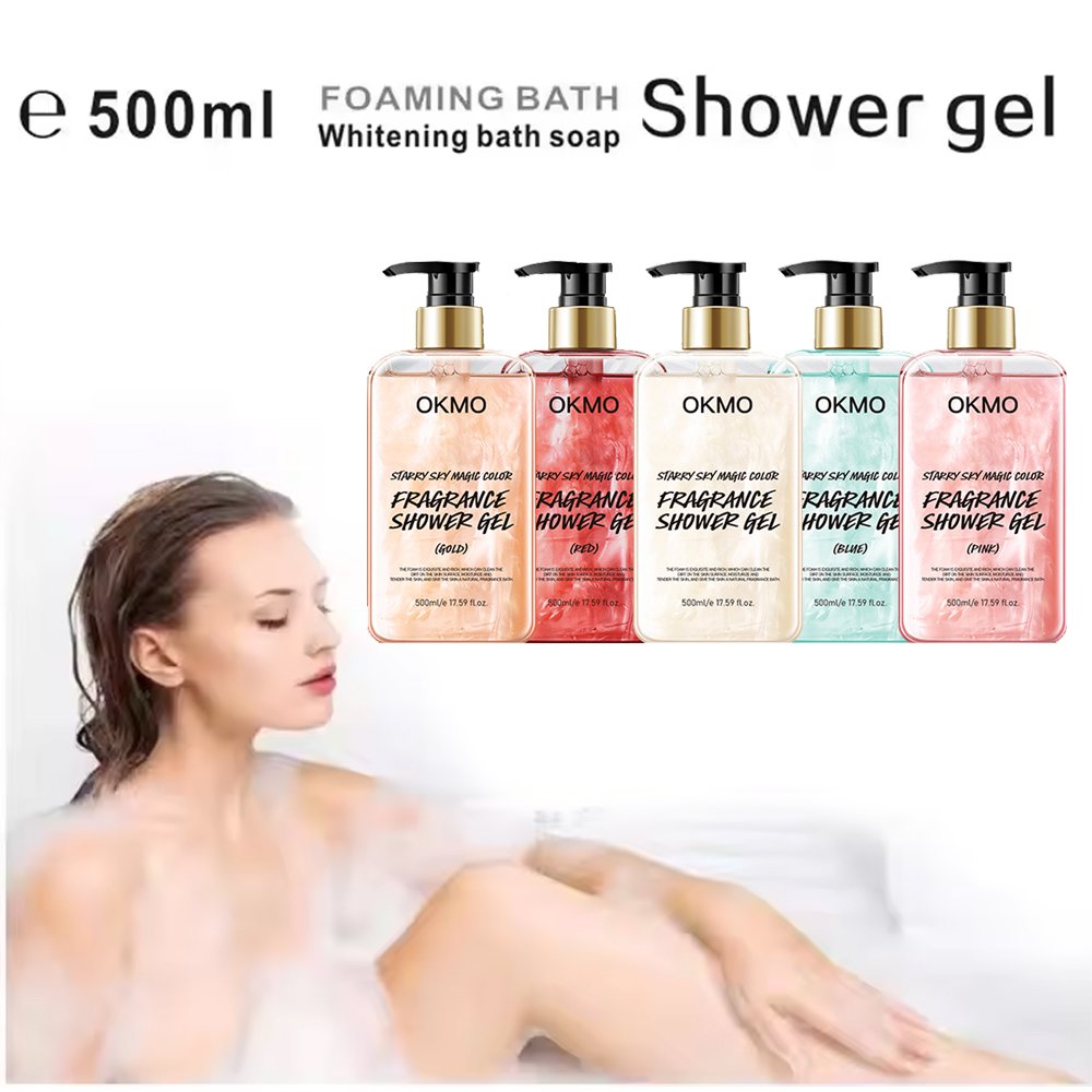Private Label Body Wash Gel Whitening Bath Deep cleaning and moisturizing body wash lightening Perfume fragrance shower gel
