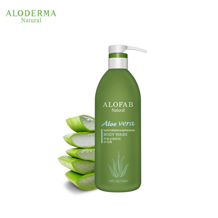 Private Label Sulfate Free Paraben Free Natural Organic Body Wash Liquid Soap Gentle Cooling Refreshing Shower Gel