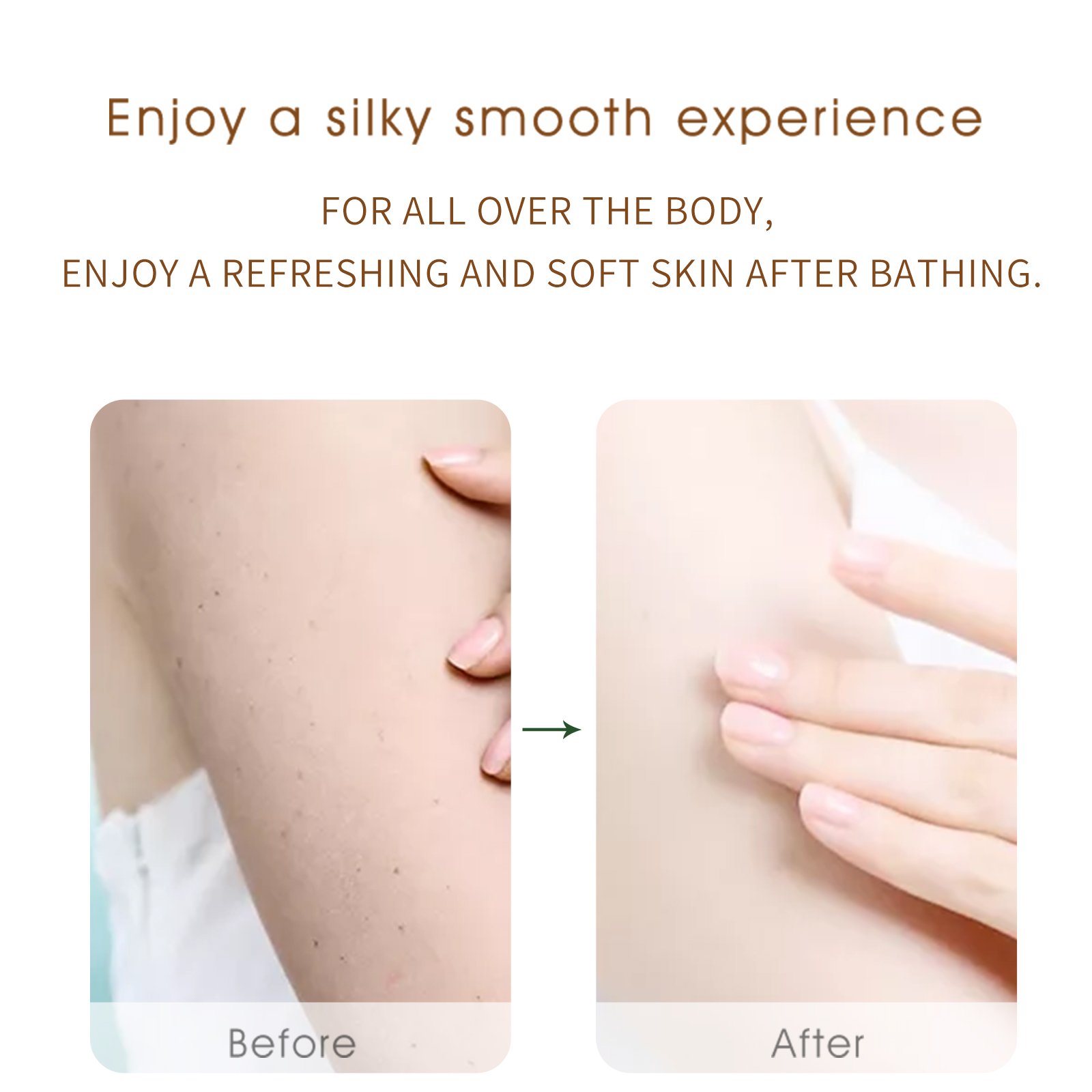 hydration smoothness exfoliate chicken Skin Renewal Moisture Scrub Shower Gel