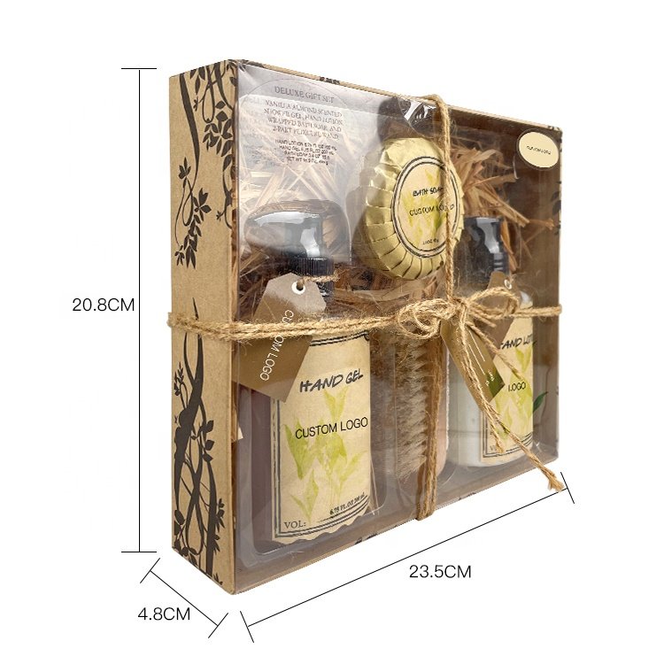 ODM/OEM Natural Skin Personal Care Bath Gel Hand Lotion Bath Soap Gift Set