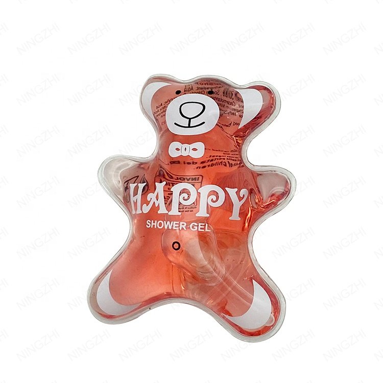 kids Shower Gel PVC Soft Bag Shower Gel Pvc Bag Bubble Bath Gel Factory OEM