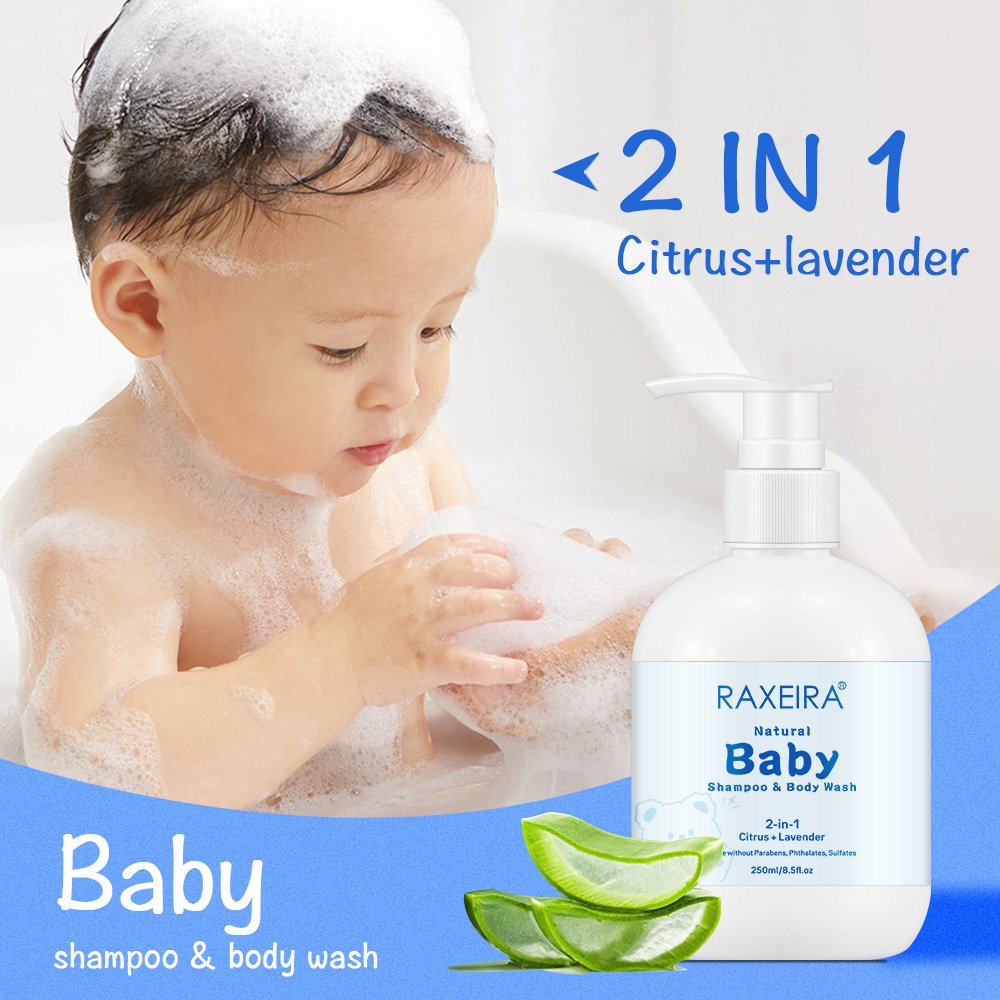 OEM 2 In 1 baby shampoo and body wash baby body wash and shampoo body wash shower gel