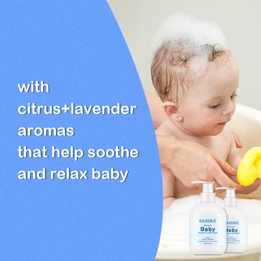 OEM 2 In 1 baby shampoo and body wash baby body wash and shampoo body wash shower gel