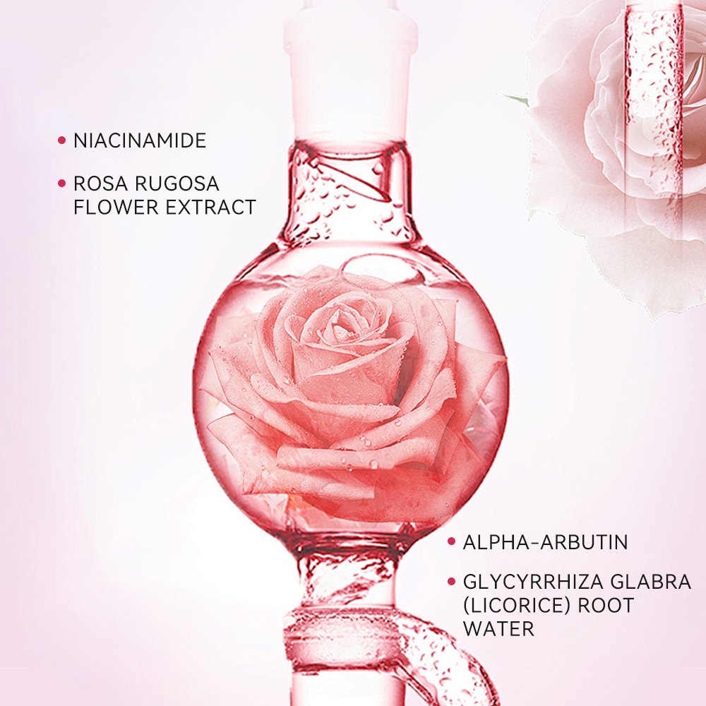 Long-Lasting Fragrance Body Wash Daily Shower Gel Coconut Rose Scent Herbal Whitening Moisturizing Bubble-Creating Properties