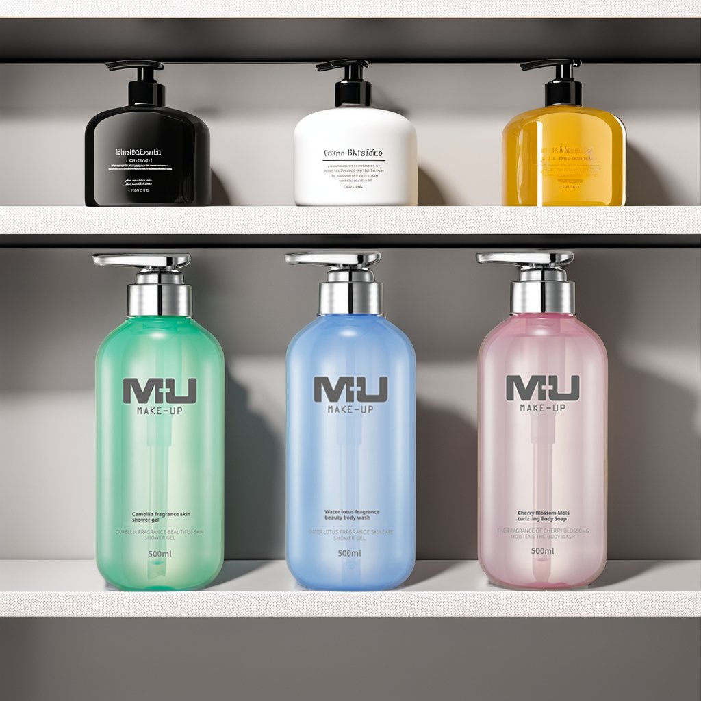 MAKE-UP OEM Italy Shower Gel 500ml Moisturizing Perfume Liquid Soap Water Perfume Shower Gel