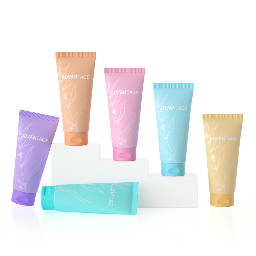 Custom printing 5ml 20ml 50ml 100ml 250ml body lotion hand cream shower gel cosmetic soft flip cap squeeze tube