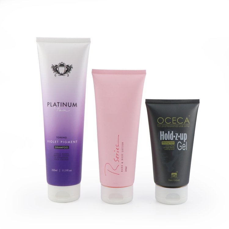 Custom printing 5ml 20ml 50ml 100ml 250ml body lotion hand cream shower gel cosmetic soft flip cap squeeze tube