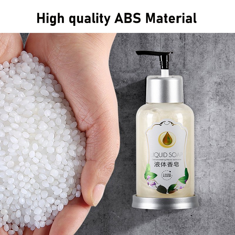 customized private label plastic soap dispenser hotel shampoo shower gel triple dispenser for soap with holder