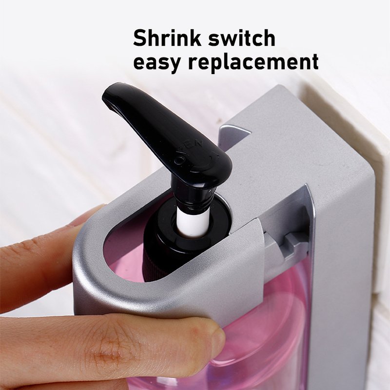 customized private label plastic soap dispenser hotel shampoo shower gel triple dispenser for soap with holder