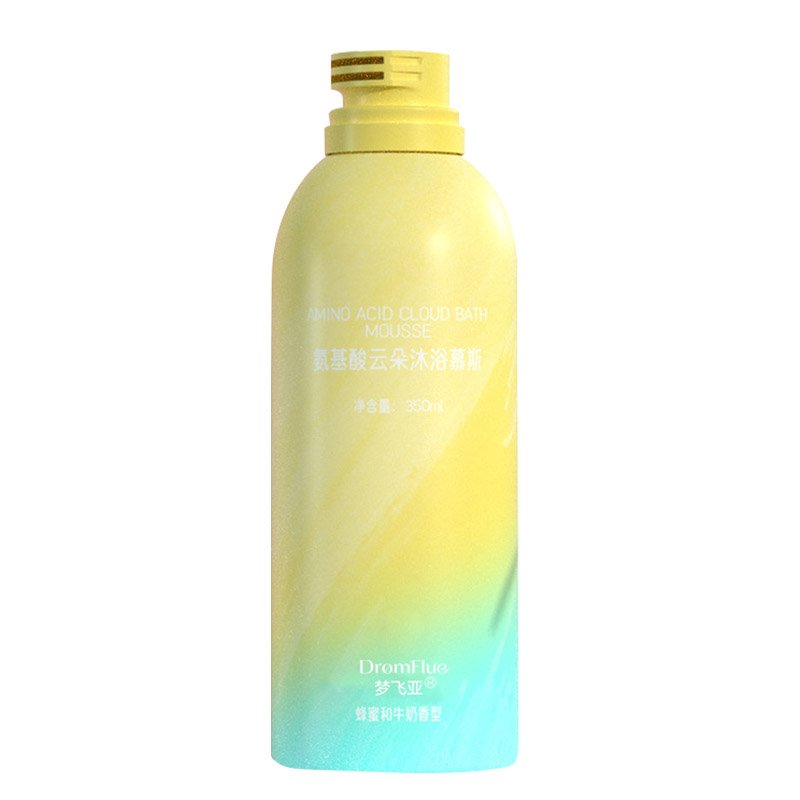Color bubble fragrance shower mousse amino acid fruity bath mousse foam