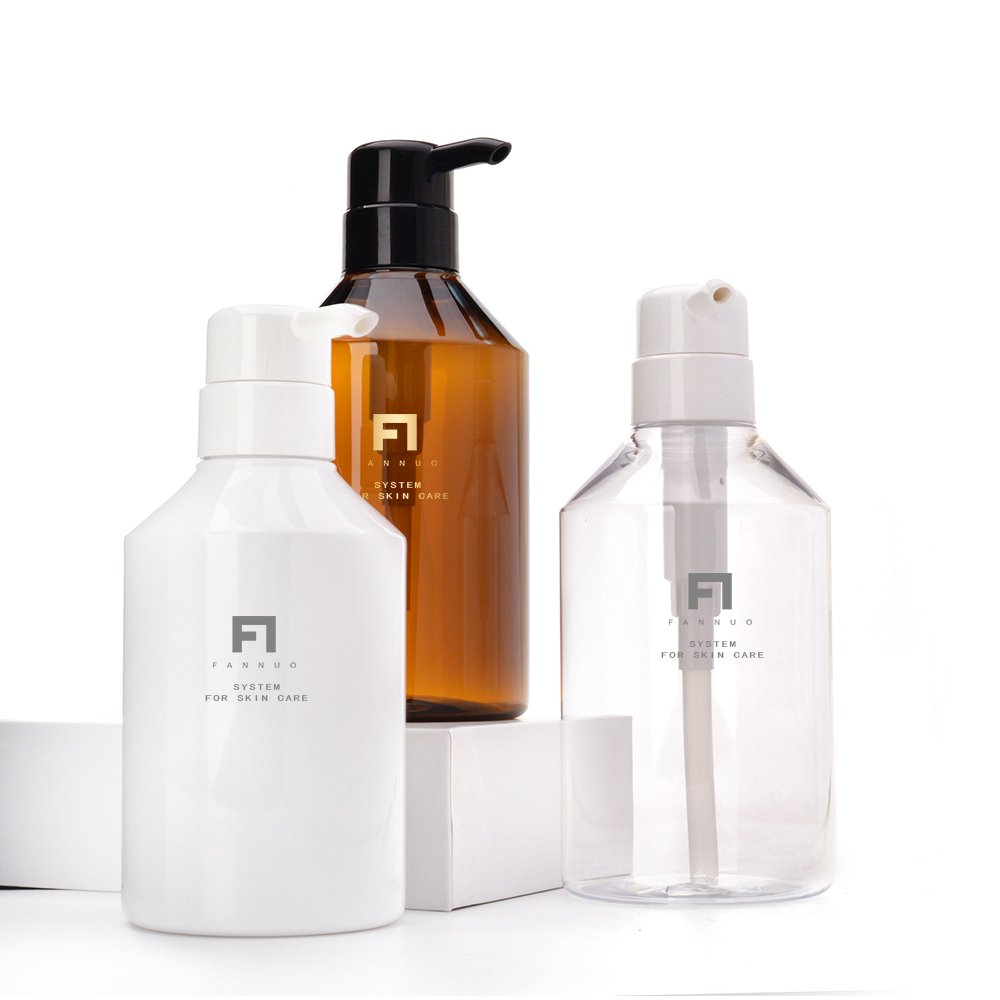 round shower gel body wash bottle 300ml 400ml 600ml 500ml body lotion bottle packaging shampoo and conditioner bottles