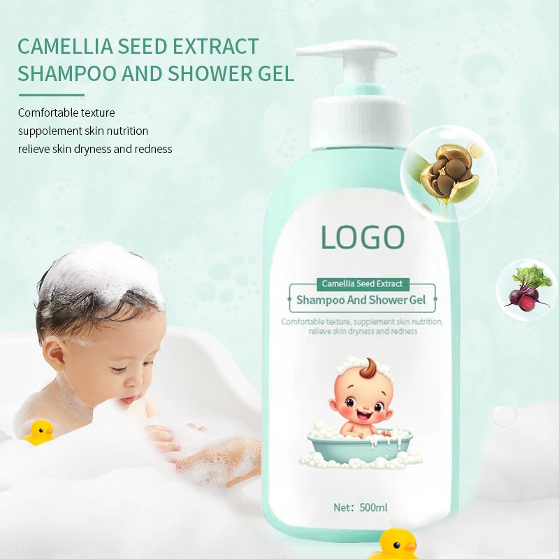 OEM Camellia Seed children's shampoo and shower gel 2-in-1