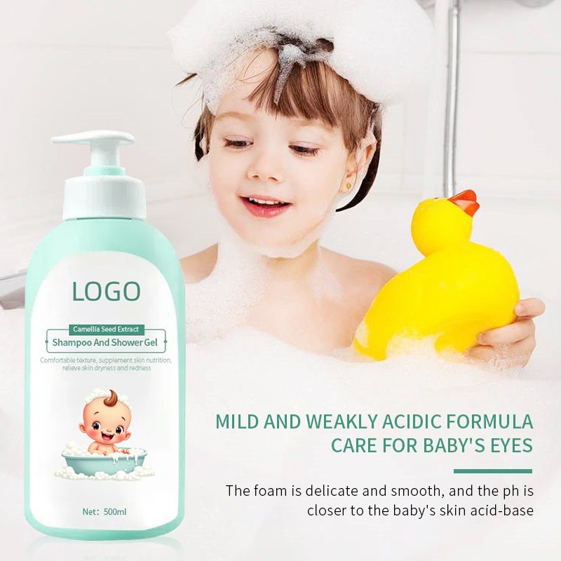 OEM Camellia Seed children's shampoo and shower gel 2-in-1