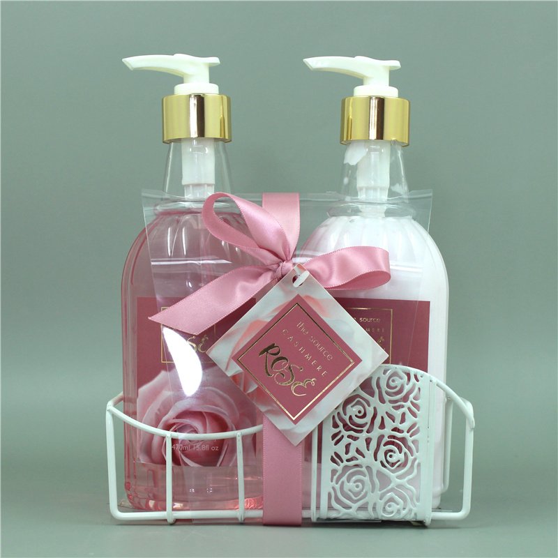 New desgin Factory direct girls Shower gel Liquid Soap And Lotion Gift Set