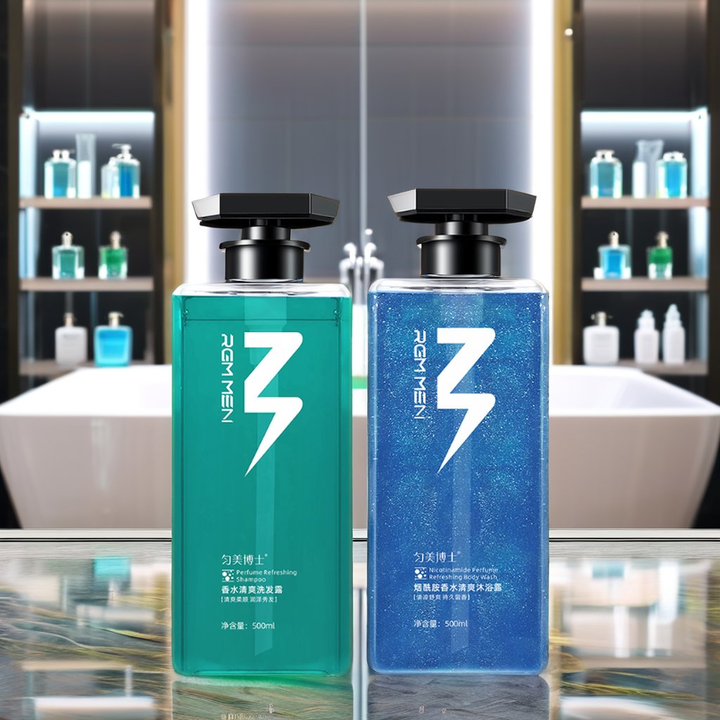 Premium Bath Set Refreshing Cleansing Perfume Refreshing Shampoo Niacinamide Perfume Refreshing Body Wash