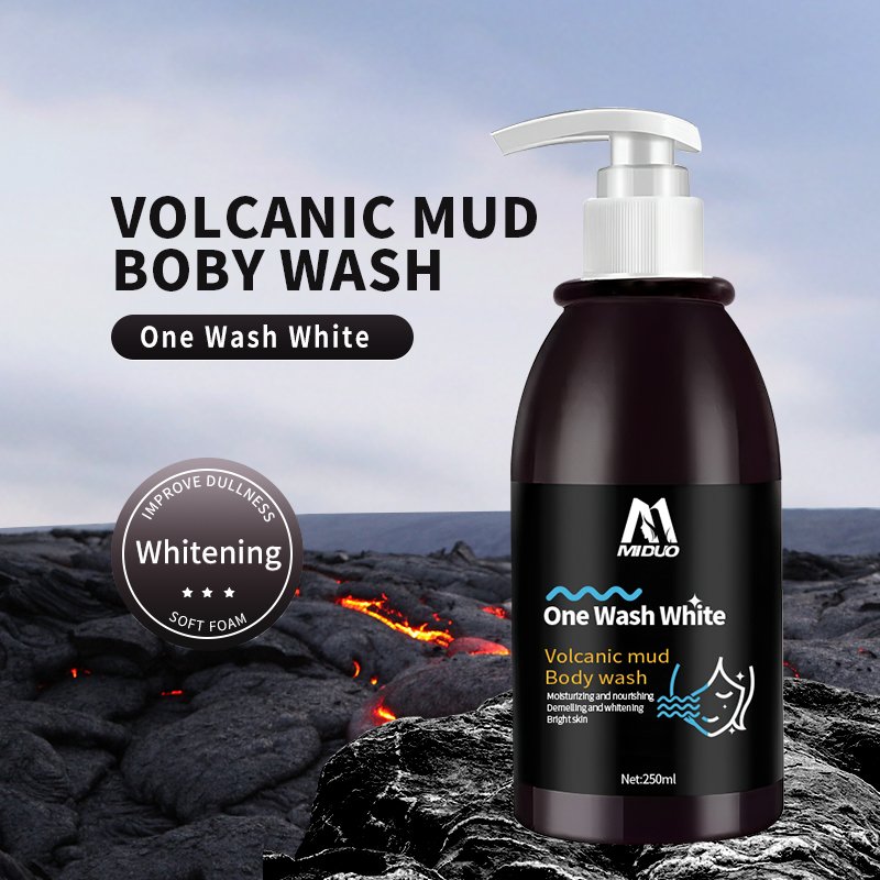 MIDUO Factory OEM Wholesale 250ML Lactic Acid Male Purest Body Cleaner Organic Niacinamide Shower Gel Perfume For The Body