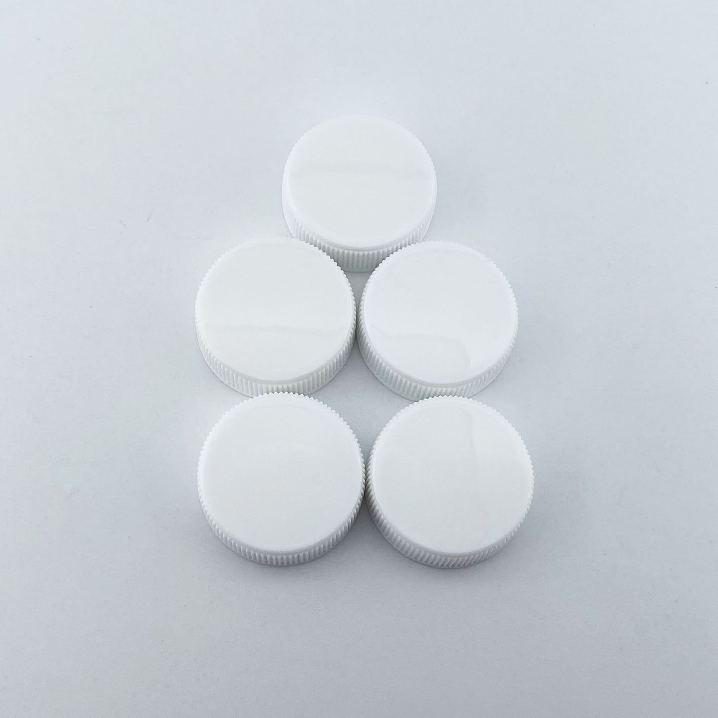 Ribbed Edge 28MM 400 Cap Shower Gel Bottle PP Lids 28/400 CT Thread Cap Screw Cap