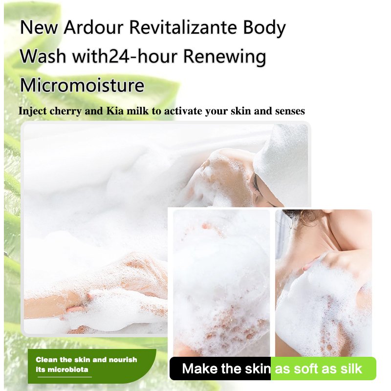 Make Your Logo Private Label Aloe Vera Almond Butter Fruit Deep Cleansing Body Whitening Organic Natural Body Wash Shower Gel