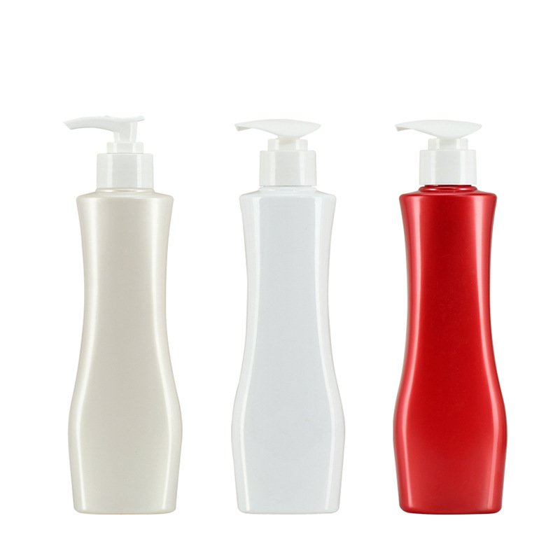 Customized Eco friendly 300ml Personal Care Packaging Pet Plastic Squeeze Shampoo Shower Gel Lotion Bottle