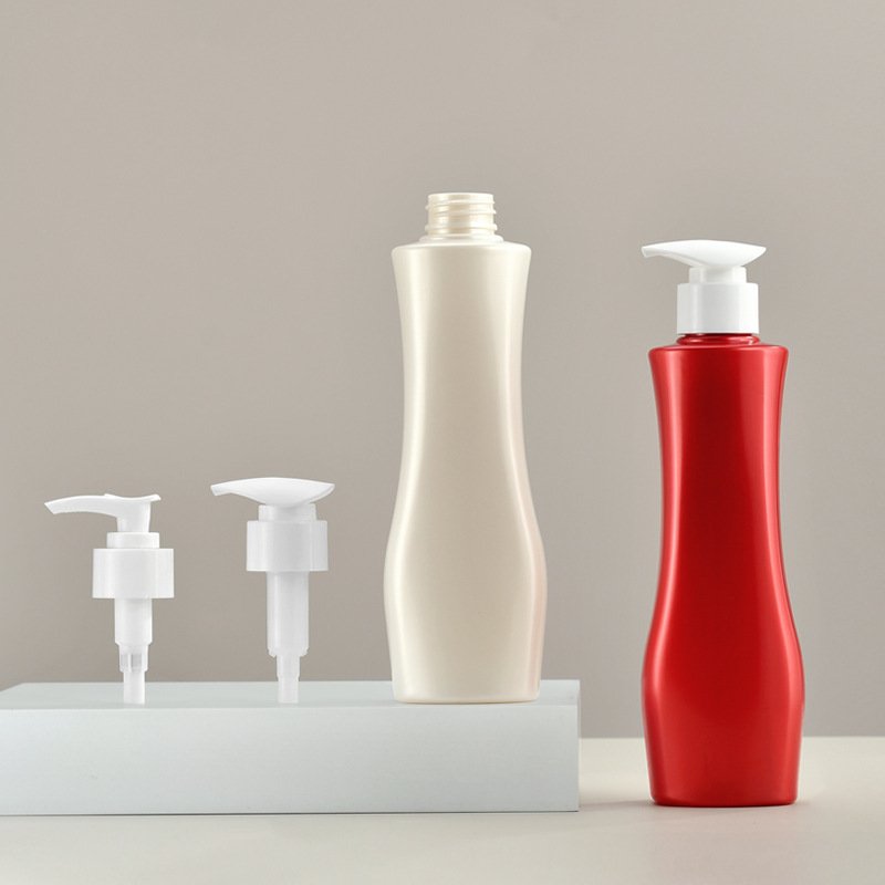 Customized Eco friendly 300ml Personal Care Packaging Pet Plastic Squeeze Shampoo Shower Gel Lotion Bottle
