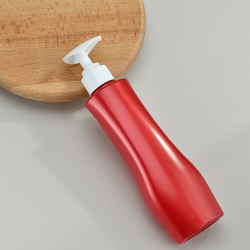 Customized Eco friendly 300ml Personal Care Packaging Pet Plastic Squeeze Shampoo Shower Gel Lotion Bottle