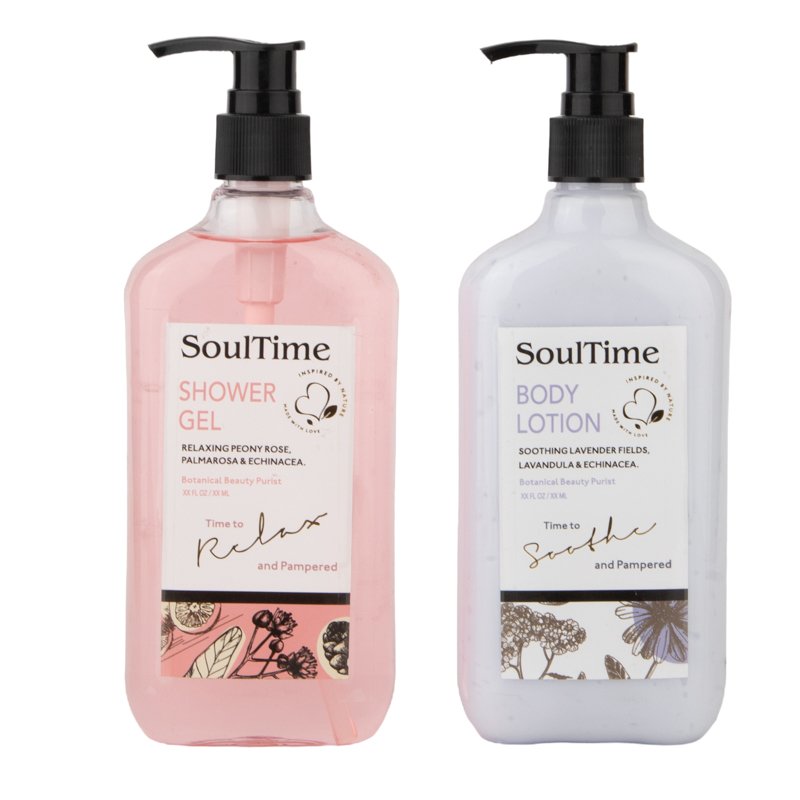 Luxury Bath Gift Set Moisturizing Spa Products Wash Soothing Lavender Relaxing Peony Rose Shower Gel Body Lotion