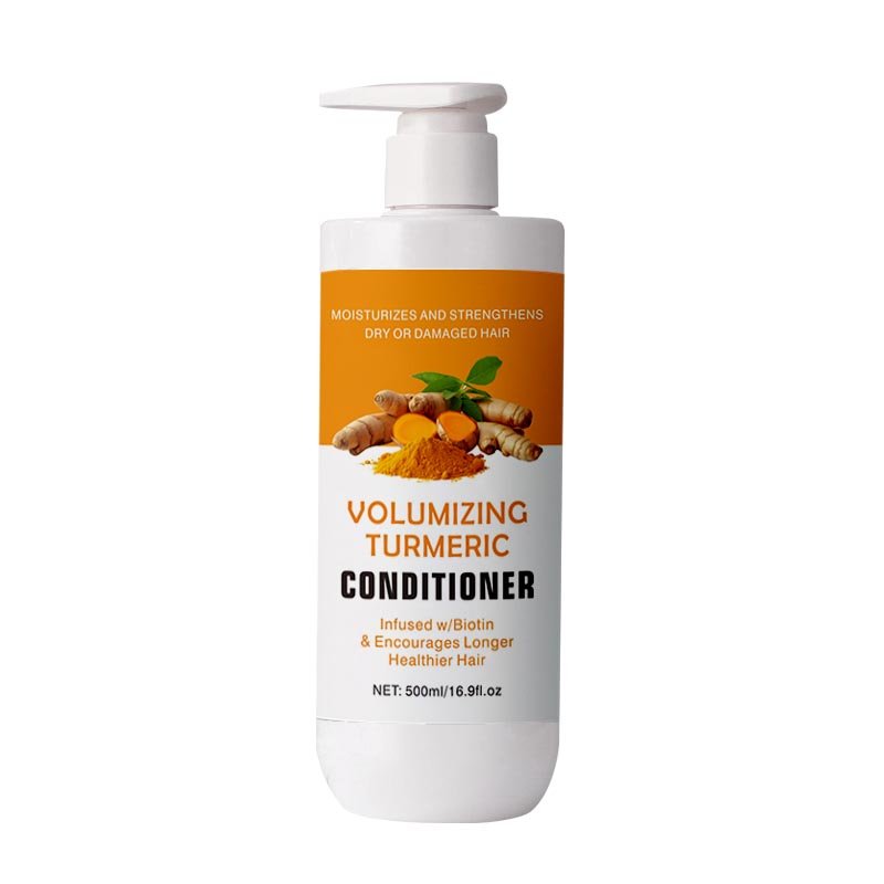 Private label organic turmeric shampoo hair regeneration anti-loss shampoo set hair care hair mask essential oil wholesale