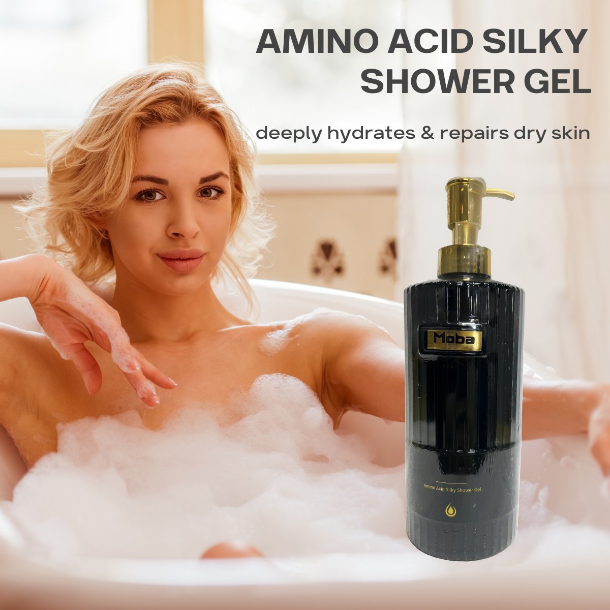 OEM/ODM Bulk Quantity Supply Basic Cleansing Top Quality Liquid Foam Amino acid Body Wash Liquid Man Bath Shower Gel