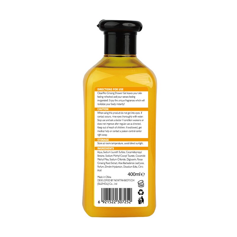 OEM Private Label Moisturizing Body Shower Gels Lightening Whitening Repairing Firming Nourishing with Ginseng