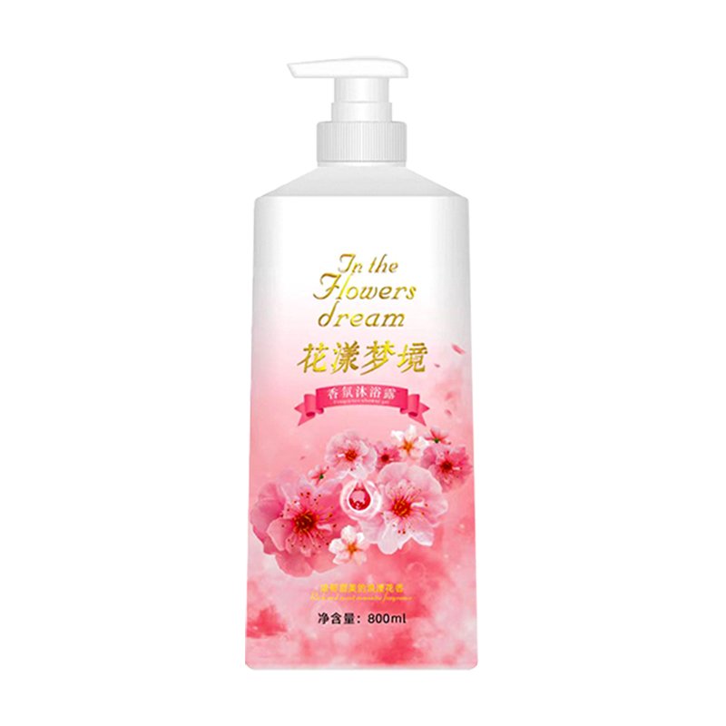 Floral Dream Rose Scented Body Wash | Factory Direct Hydrating and Moisturizing Shower Gel with Long-Lasting Fragrance