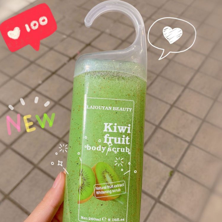 Wholesale Hydrating Soothing Scrub Shower Gel Brightening Moisturizing Exfoliating Fruit Body Wash
