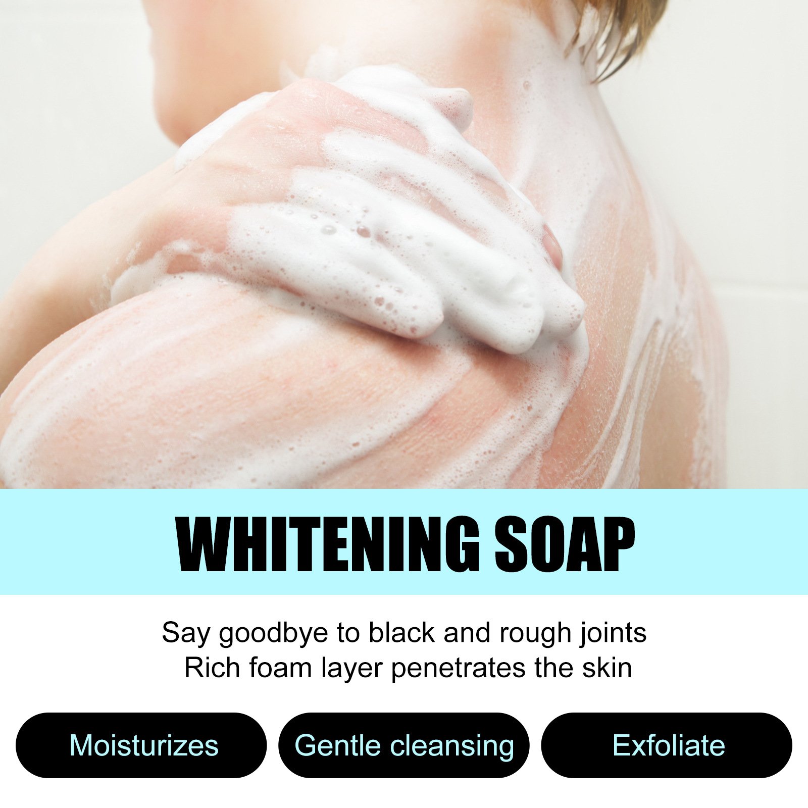 Eelhoe Nicotinamide Bath Supplies Whitening Shower Gel Skin Care Bath Body Goat Milk Shower Gel
