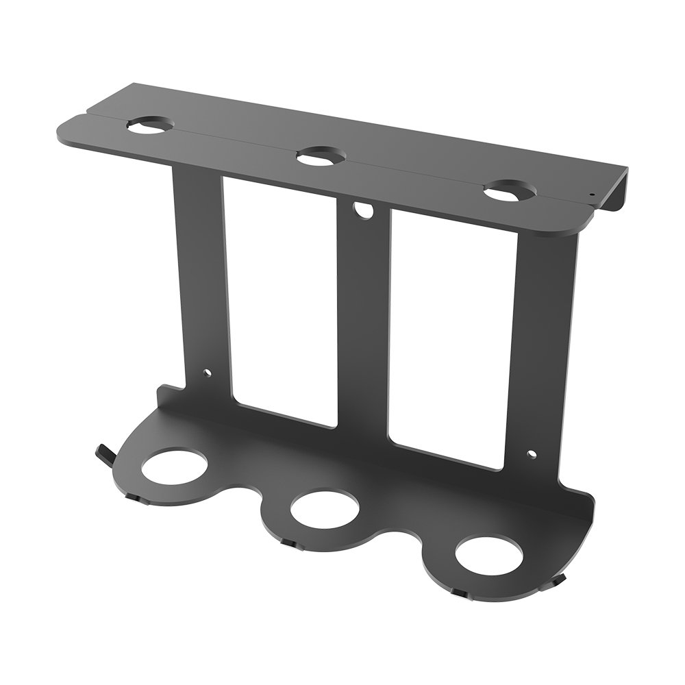 2023 new arrival stainless steel metal wall bracket soap dispenser shower gel bottle holder
