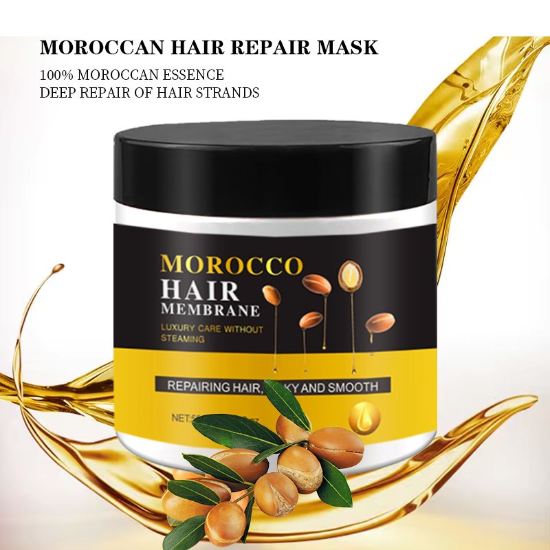 Han Xiaoya Moroccan Keratin Nut Shampoo Set Hair Moisturizing Repair Nourishing Shampoo 500ml Shower Gel