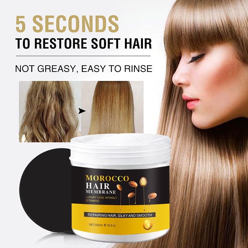 Han Xiaoya Moroccan Keratin Nut Shampoo Set Hair Moisturizing Repair Nourishing Shampoo 500ml Shower Gel