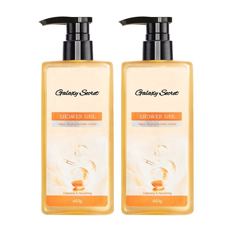OEM Wholesaler Herbal Shower Gel Organic Natural Cleansing Nourishing Algae Oligosaccharides Extract Body Wash