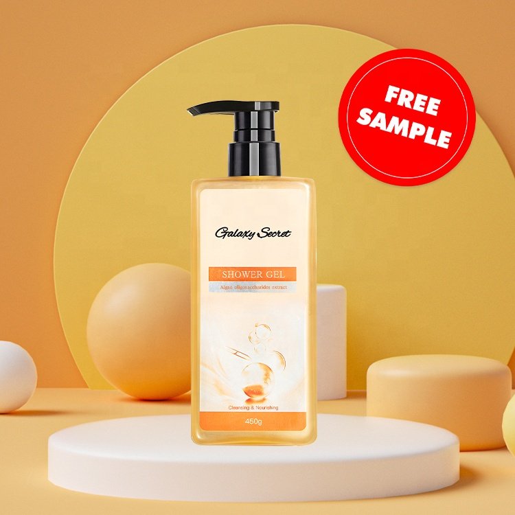 OEM Wholesaler Herbal Shower Gel Organic Natural Cleansing Nourishing Algae Oligosaccharides Extract Body Wash