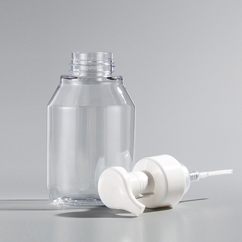in Stock PET Hand Washing Press Shampoo Bottle Mousse Shower Gel Liquid Dispenser Bottles 350ml Plastic Cosmetic Foam Bottle