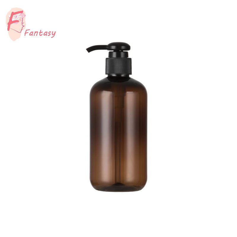 Amber Clear Blue Lotion bottles 8.33 oz Colorful Fat Shaped Pump Bottles 250ml Plastic Shower Gel Container