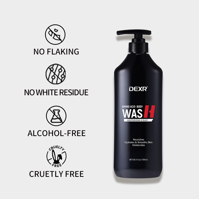Factory Custom Vegan Organic Amino Acids Man Cleaning Product Supplies Natural Nourishes Shower Gel Body Wash