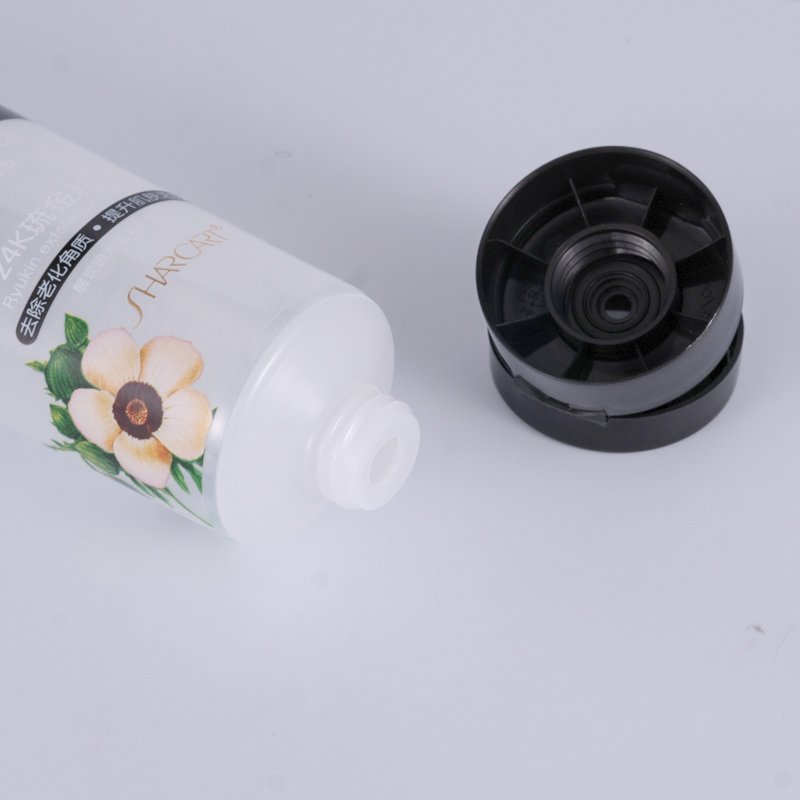 320ml large capacity cosmetics soft tube packaging flip cap hair conditioner shower gel body lotion soft tube squeeze tube