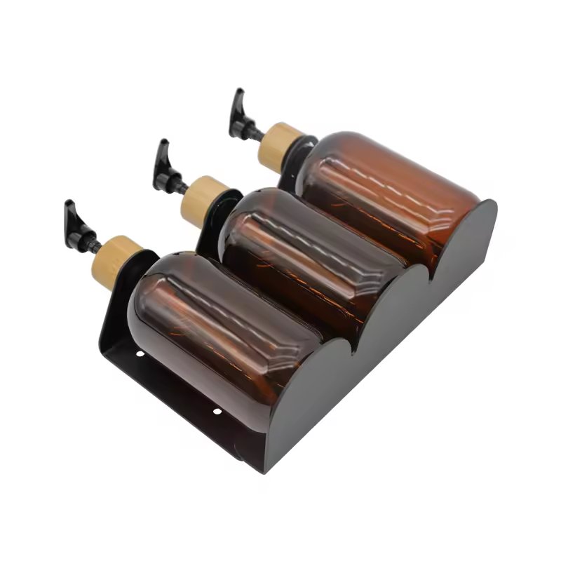300ML or 500ml Hotel manual triple soap dispenser single double triple wall mount hand soap bottle shampoo shower gel dispenser