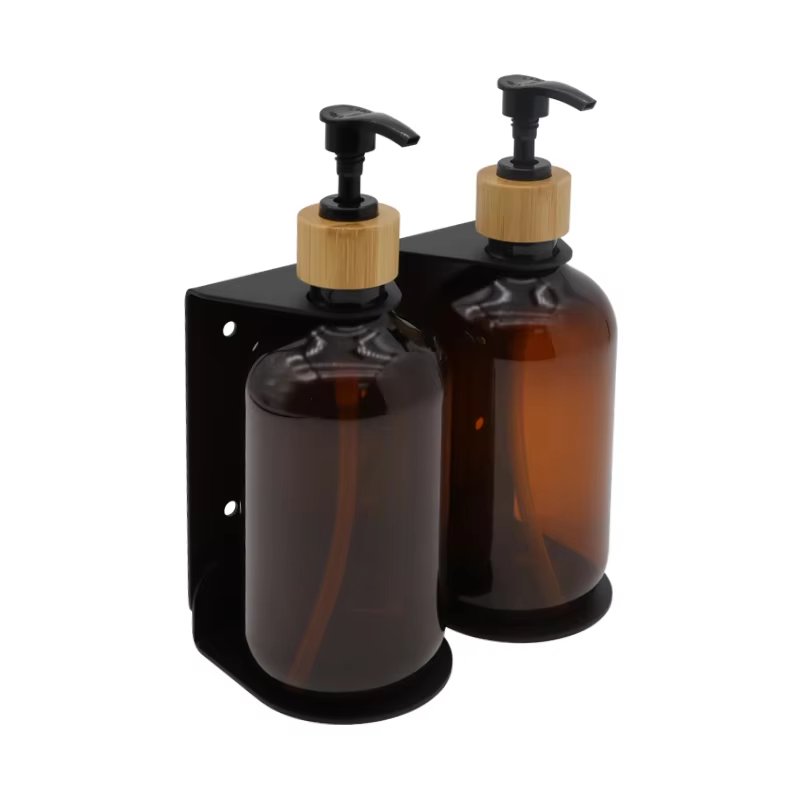 300ML or 500ml Hotel manual triple soap dispenser single double triple wall mount hand soap bottle shampoo shower gel dispenser