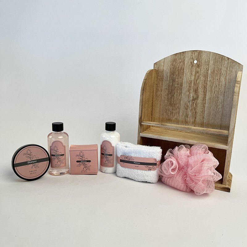 Factory Custom Birthday Gift Set SPA Bath Sets Shower Gel Body Lotion Scrub Lotion Oil Gifts Set for Women