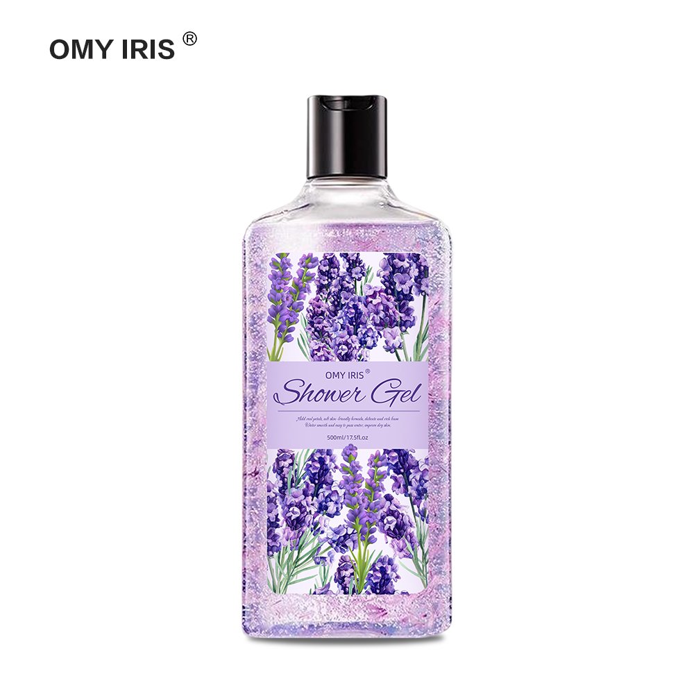 Wholesale own brand exfoliating organic shower gel Body Wash moisturizing rose petal shower gel japanese shower gel