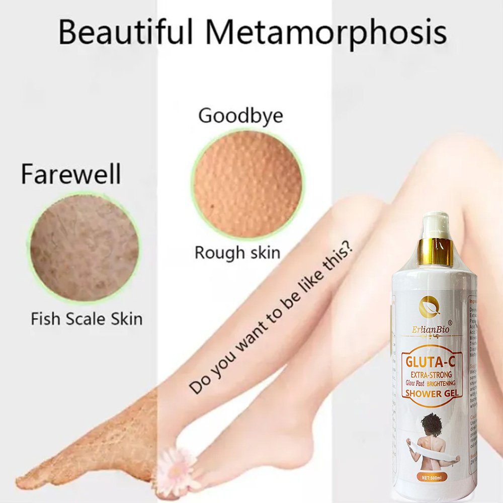 Private Label White Extra Glutathione Skin Whitening In 5 Days Glutathion Extreme Brightening Bath Body Wash Shower Gel