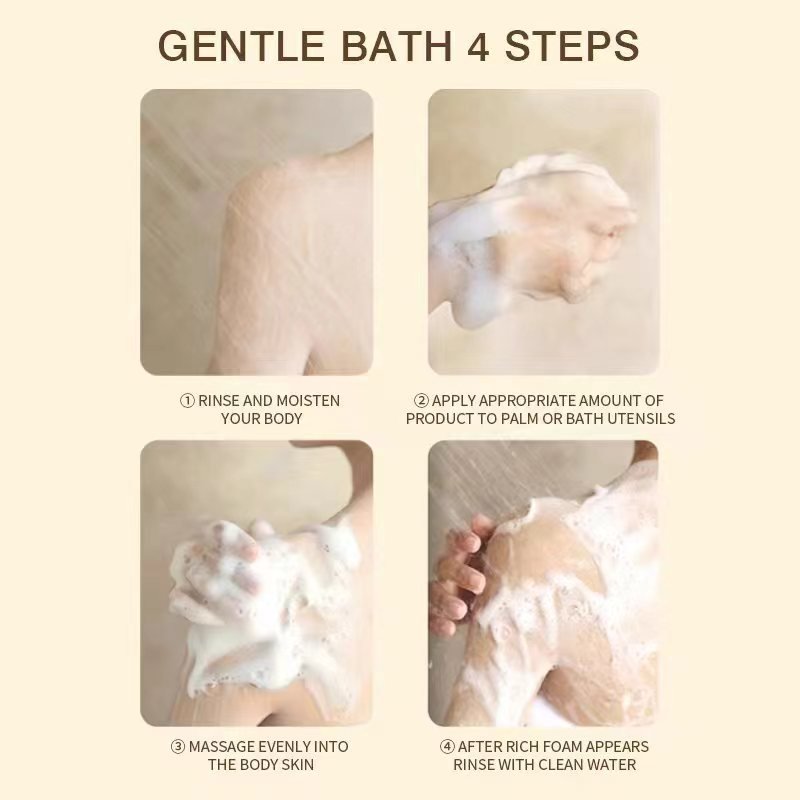 Best Quality Body Wash Gel Natural Fragrance Elegant And Advanced Perfume Petal Fragrant Shower Gel