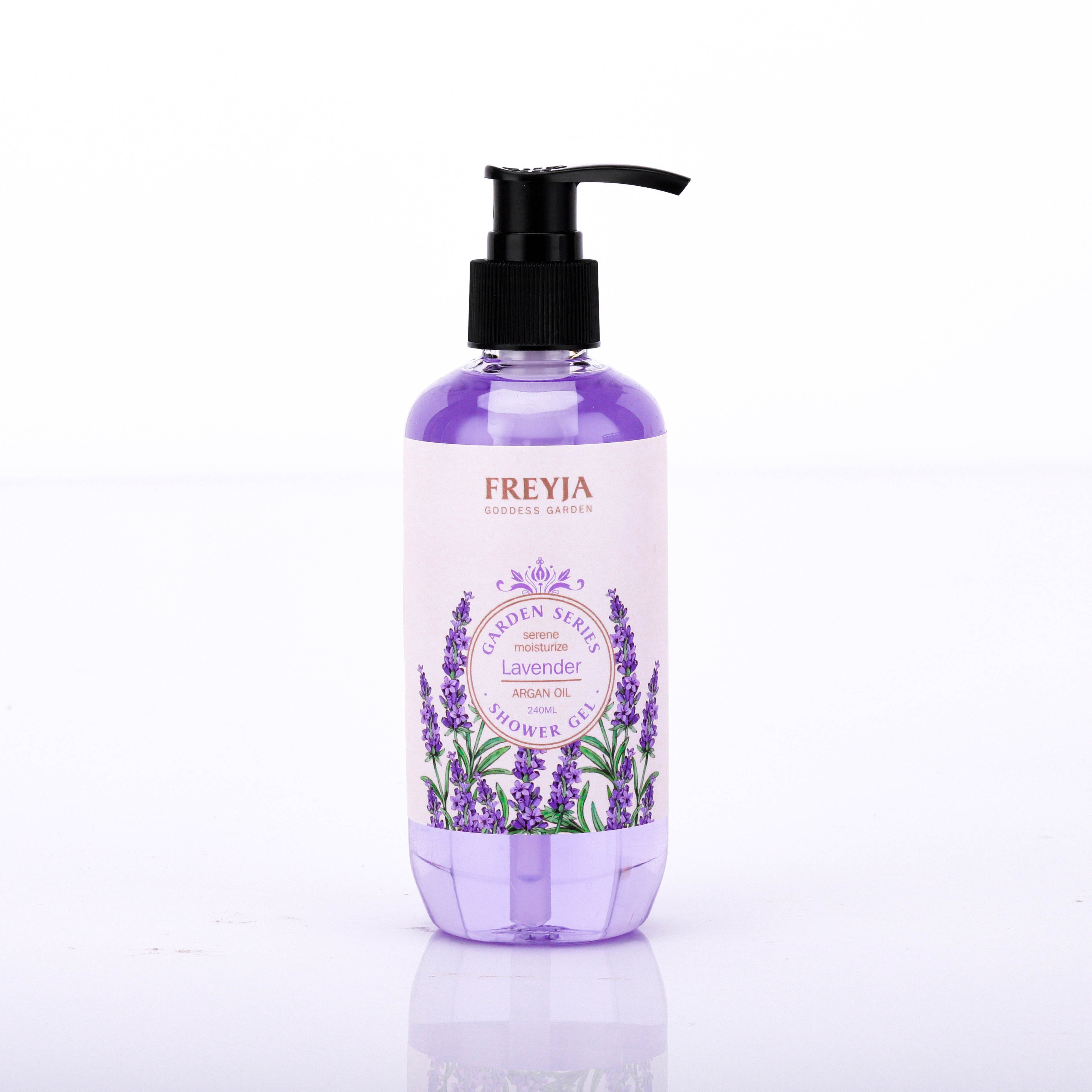 Wholesale New design lavender 240ml shower gel bubble bath 50ml body lotion bath salts spa gift sets for women